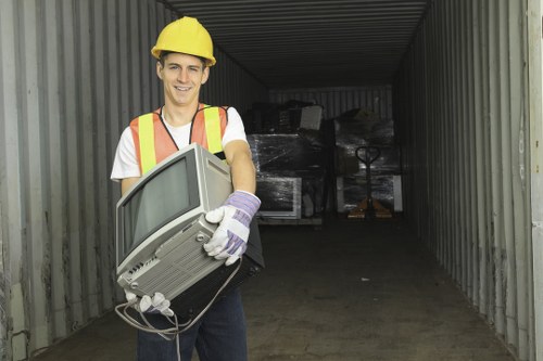 Happy homeowner with a clean garage